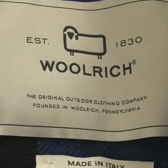 WOOLRICH BLANKET. BUFFALO BLUE - Picture 6 of 8